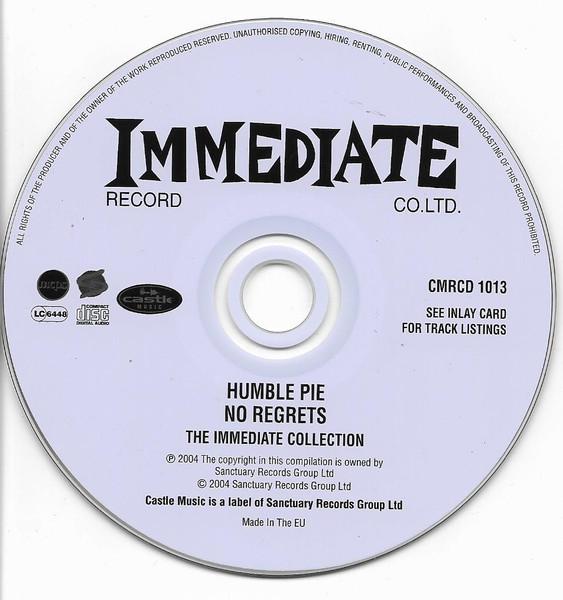 Humble Pie - No Regrets: Immediate Collection - Cd