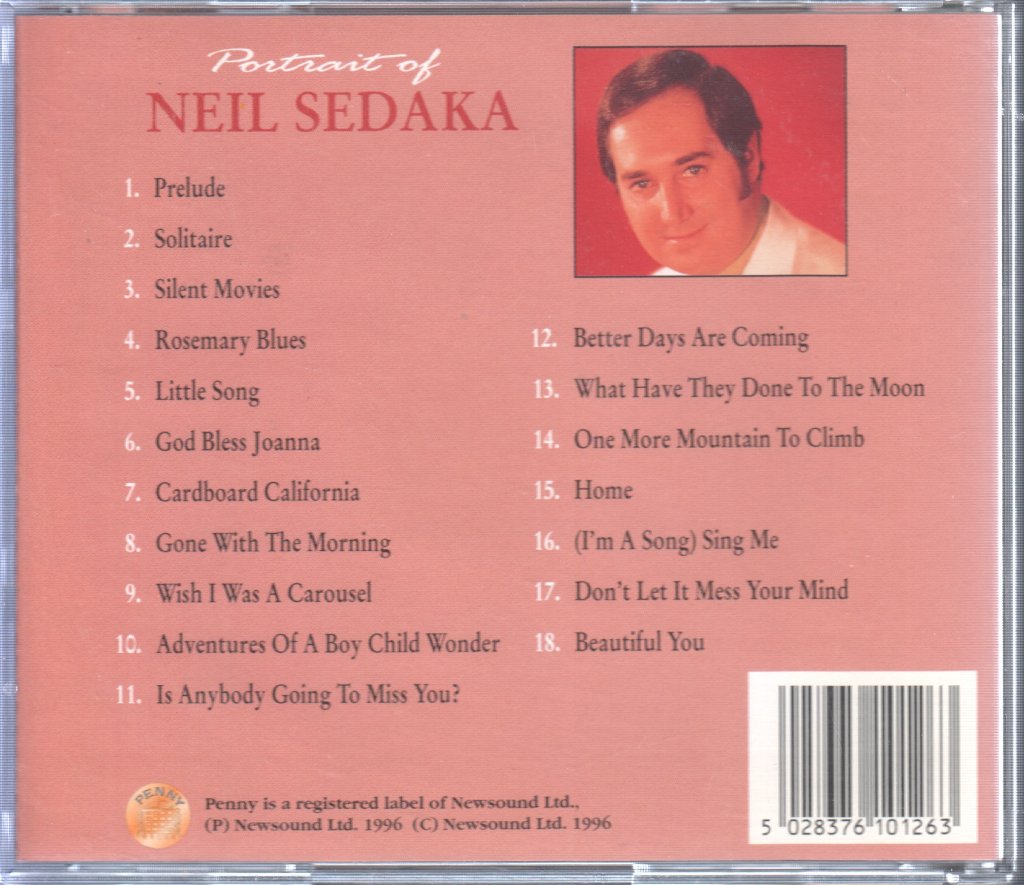 Neil Sedaka - Portrait Of Neil Sedaka - Cd