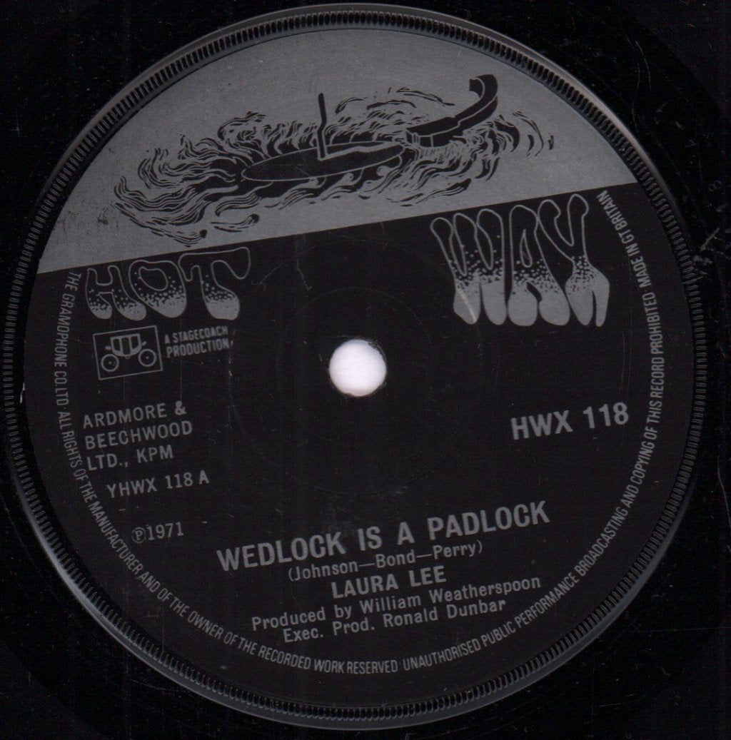 Laura Lee - Wedlock Is A Padlock - 7 Inch