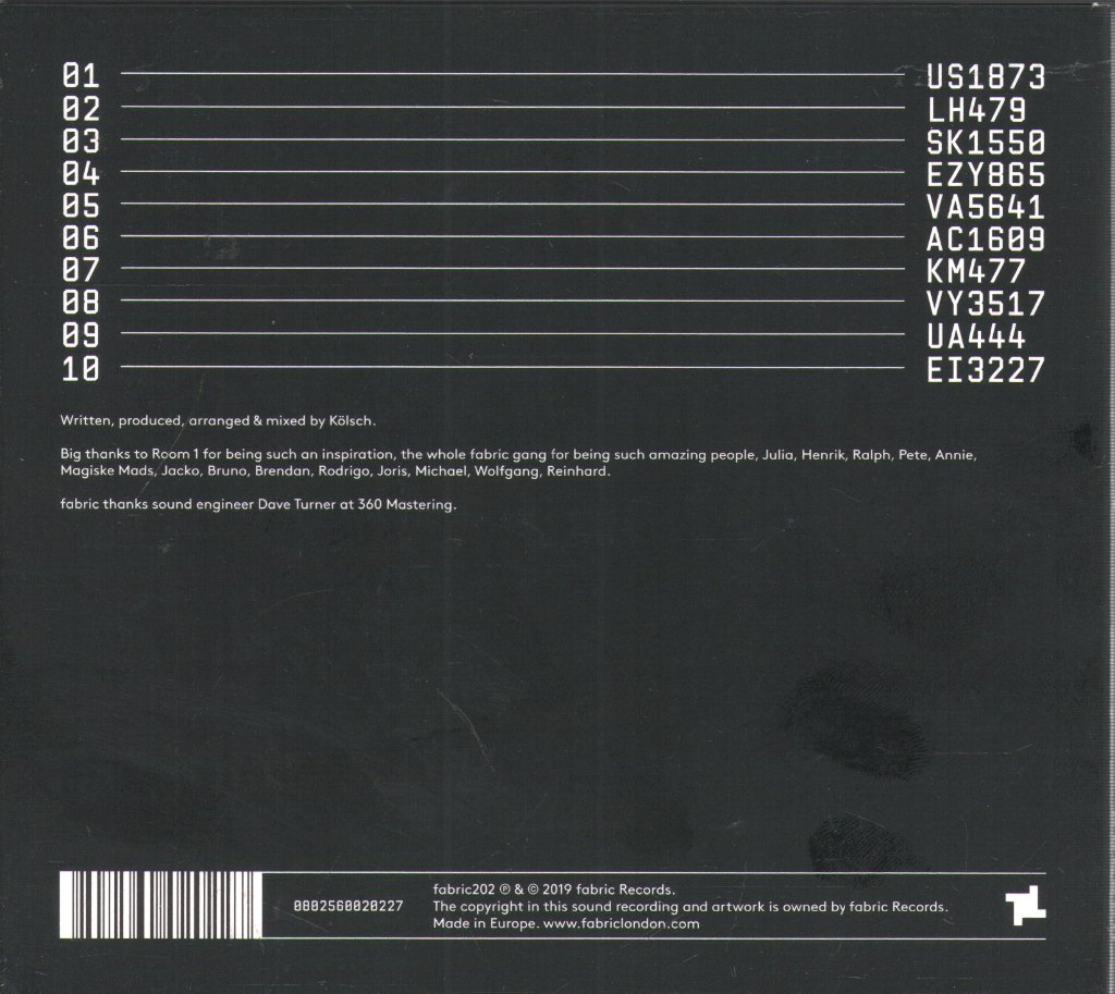 Kölsch - Fabric Presents Kölsch - Cd