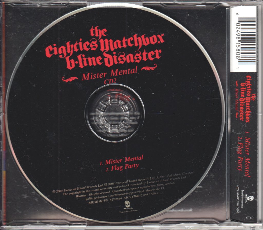 Eighties Matchbox B-Line Disaster - Mister Mental - Cd