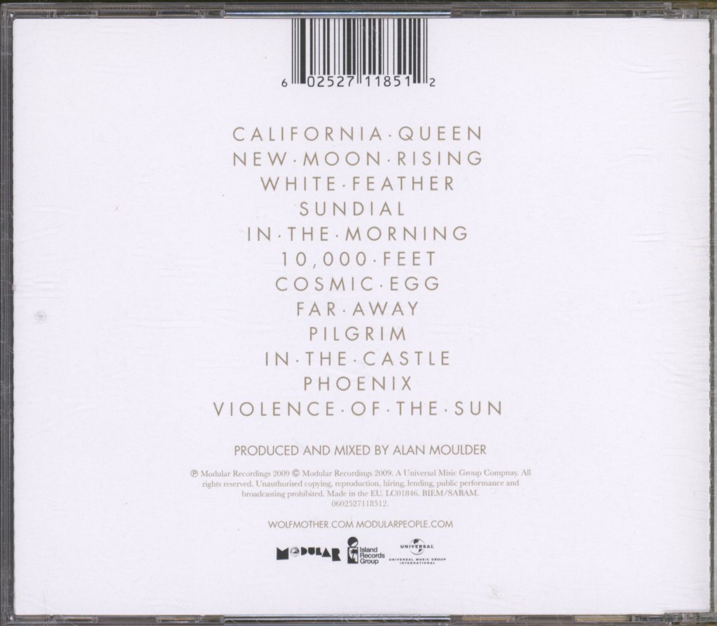 Wolfmother - Cosmic Egg - Cd