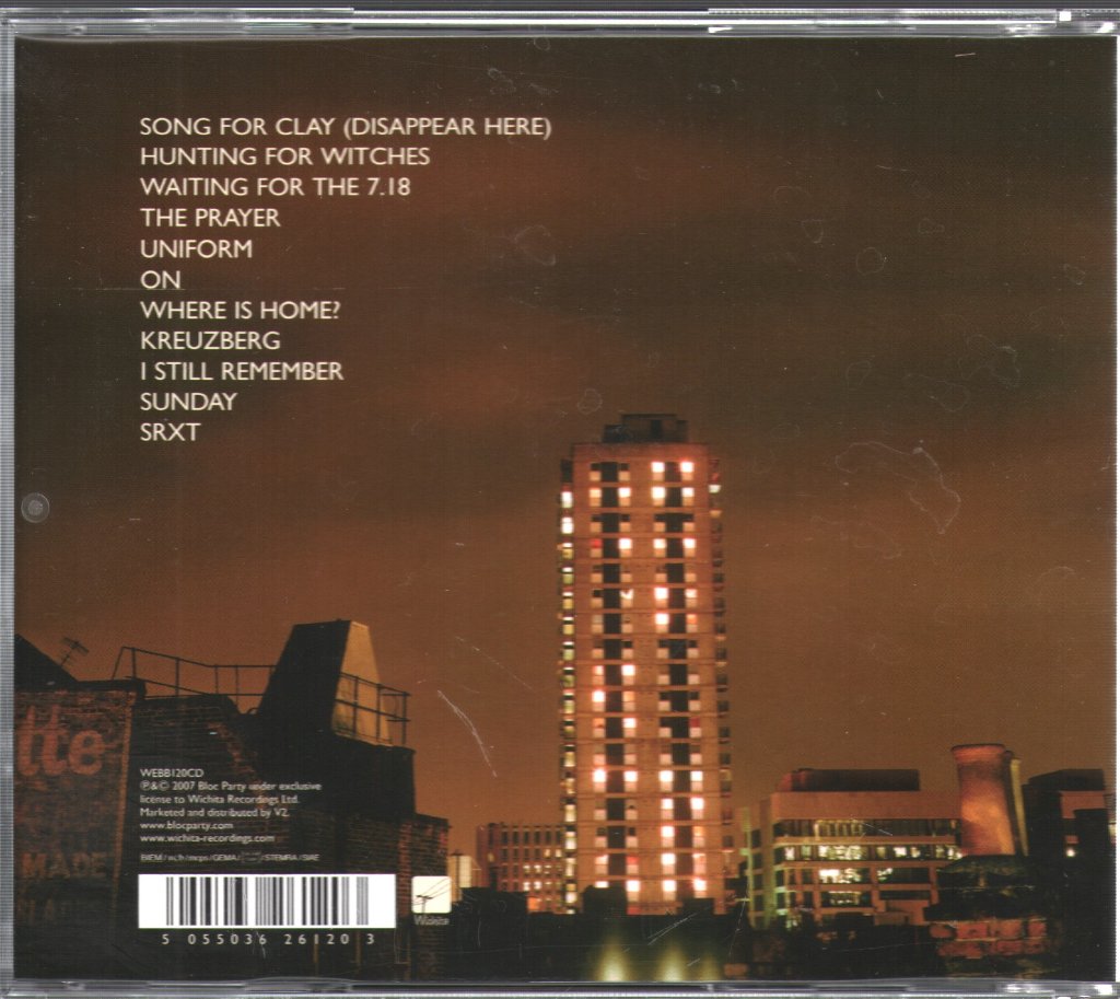 Bloc Party - A Weekend In The City - Cd