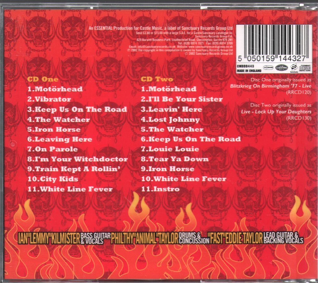 Motorhead - Keep Us On The Road (Live 1977) - Double Cd