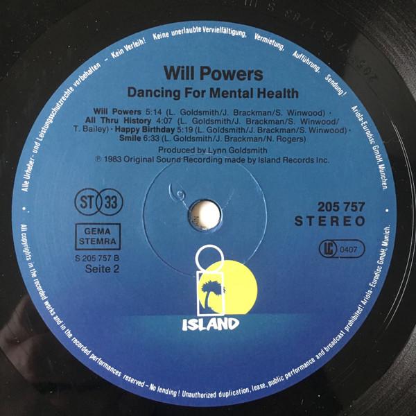 Will Powers - Dancing For Mental Health - Lp