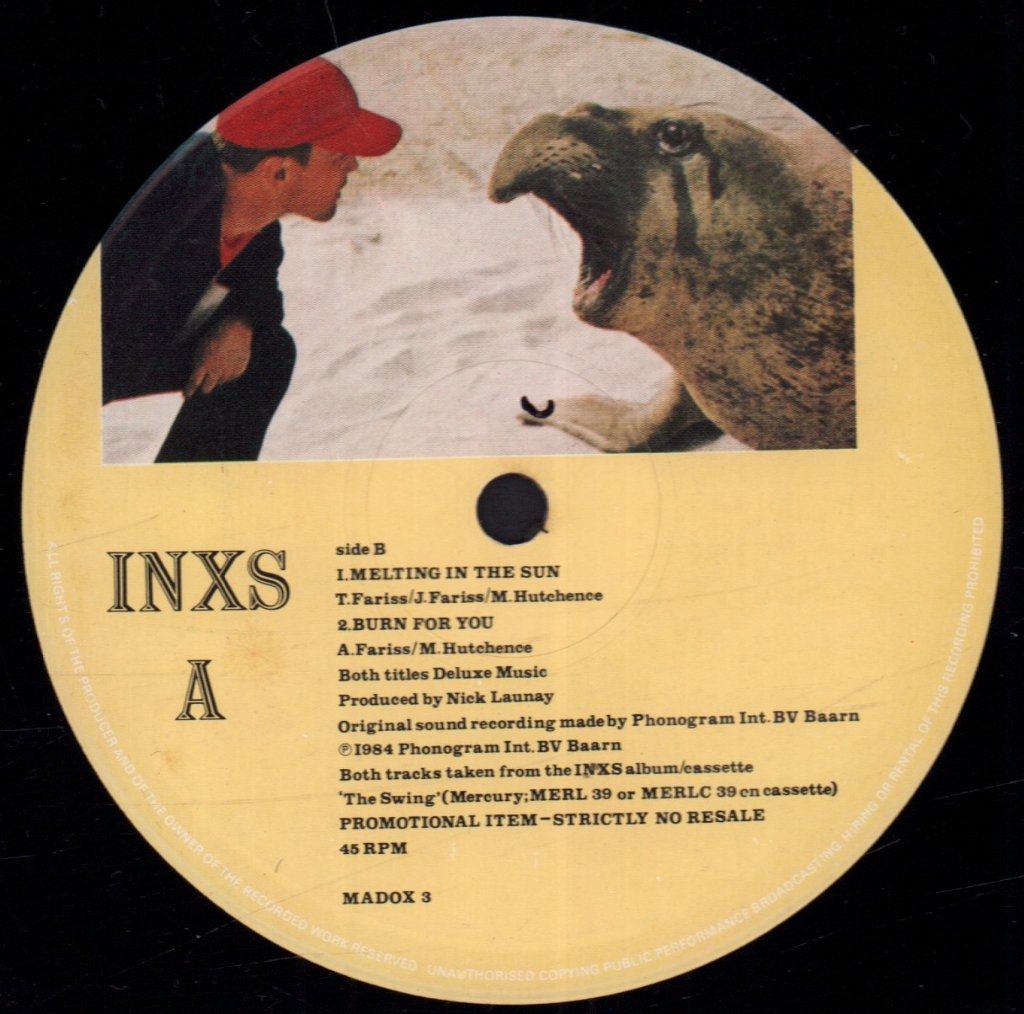 INXS - I Send A Message - 12 Inch
