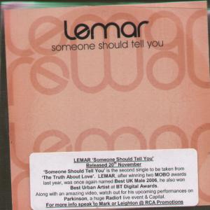 Lemar - Someone Should Tell You - Cdr