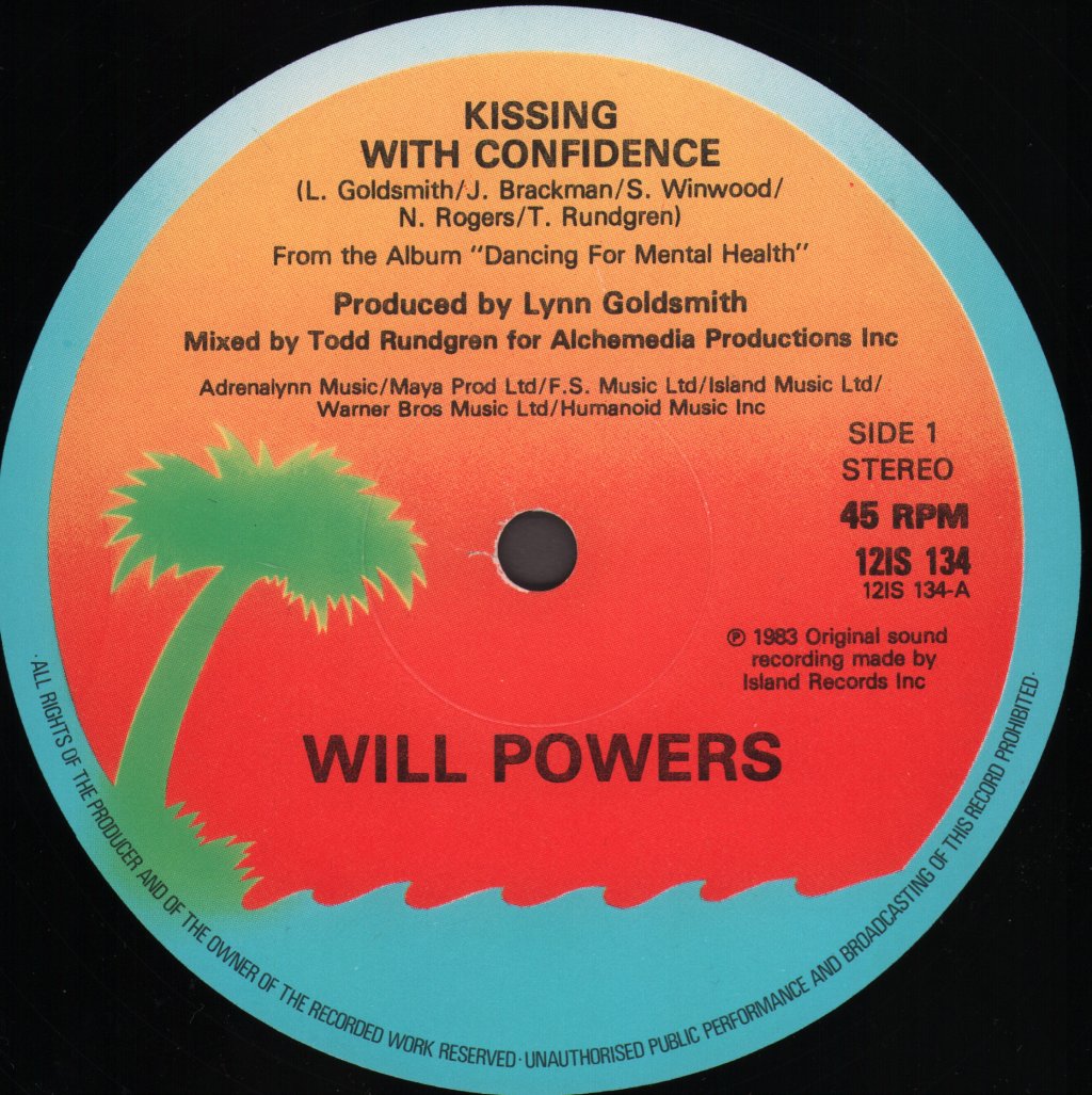 Will Powers - Kissing With Confidence - 12 Inch
