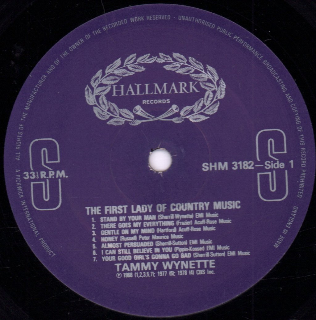 Tammy Wynette - First Lady Of Country Music - Lp
