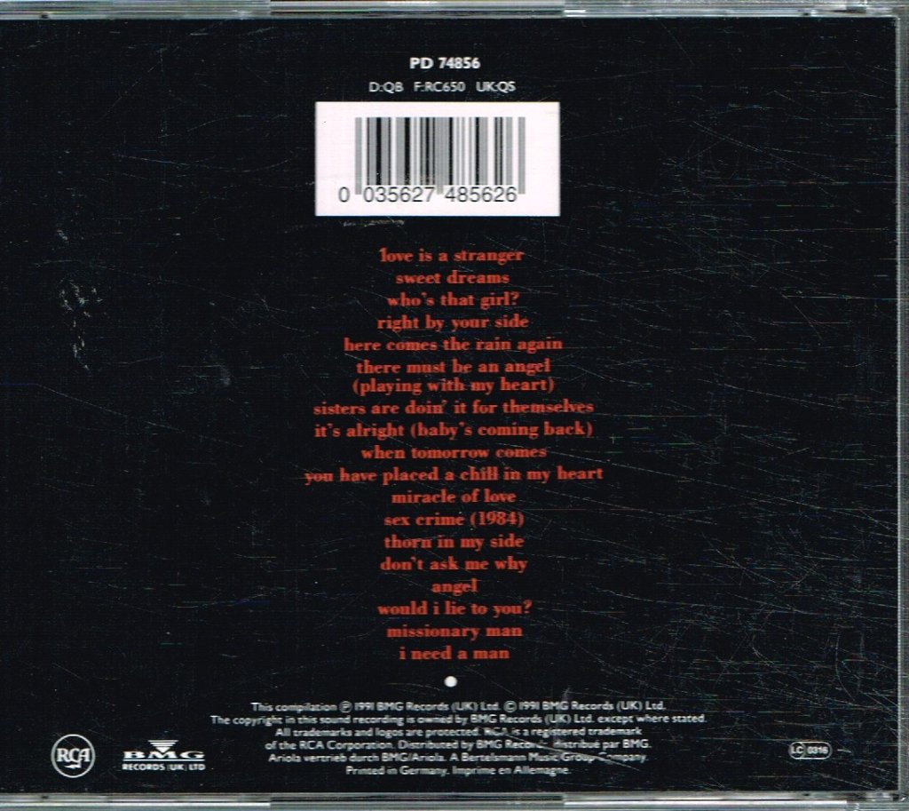 Eurythmics - Greatest Hits - Cd