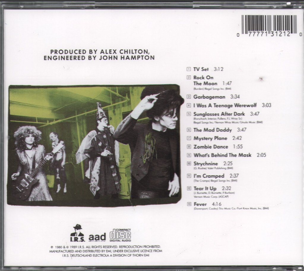 Cramps - Songs The Lord Taught Us - Cd