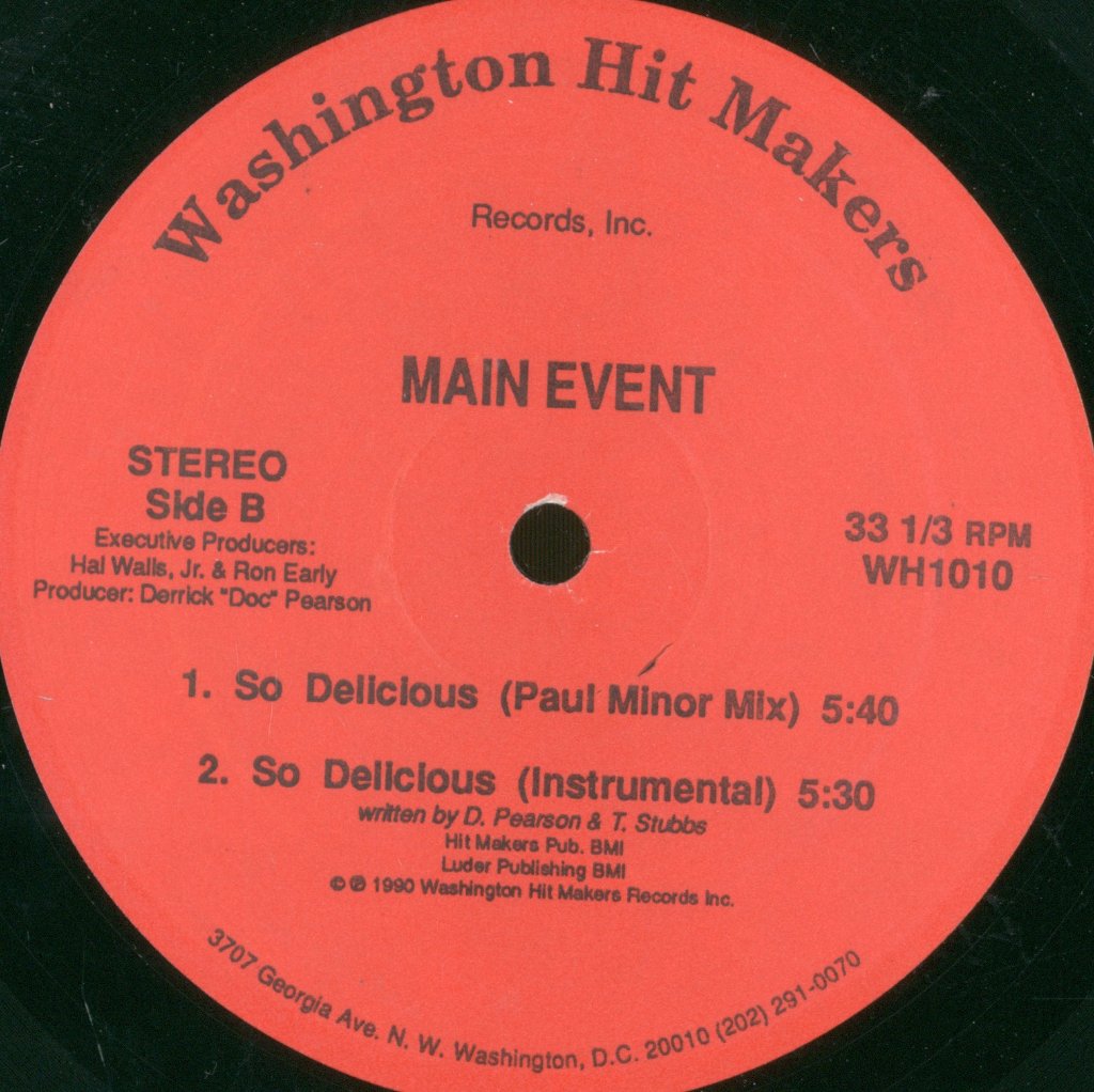 Main Event - So Delicious - 12 Inch
