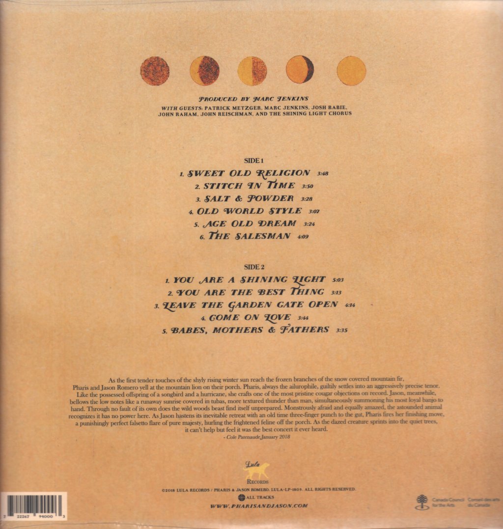 Pharis & Jason Romero - Sweet Old Religion - Lp