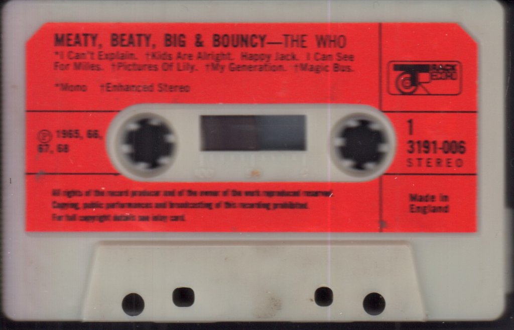 Who - Meaty, Beaty, Big & Bouncy - Cassette