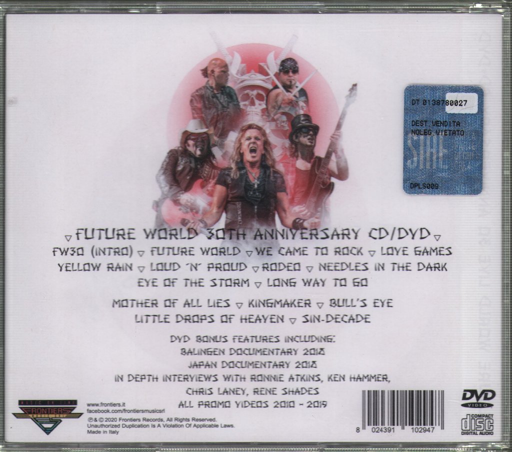 Pretty Maids - Maid In Japan - Future World Live 30 Anniversary - Cd/Dvd
