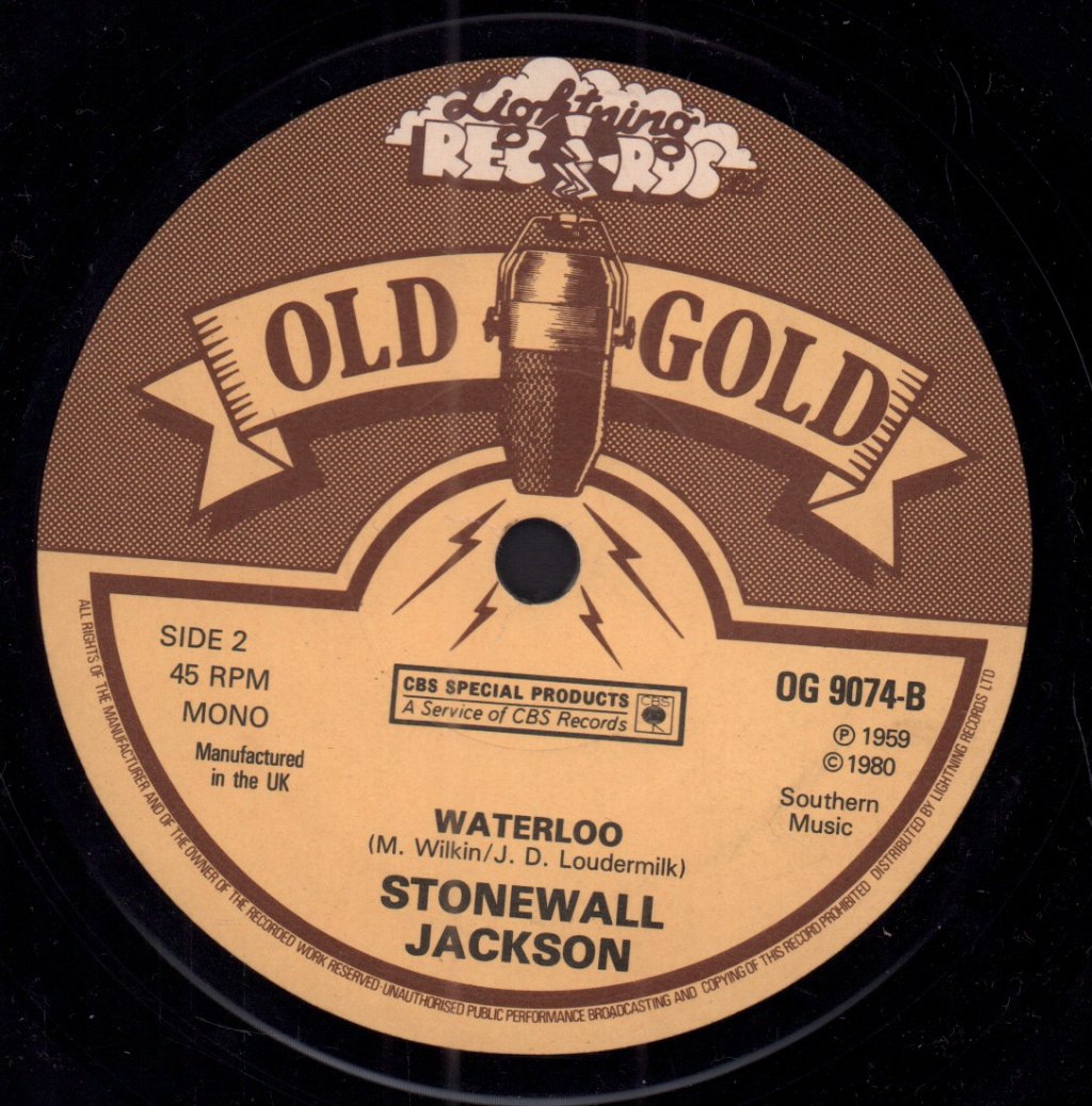Johnny Horton/Stonewall Jackson - Battle Of New Orleans/Waterloo - 7 Inch