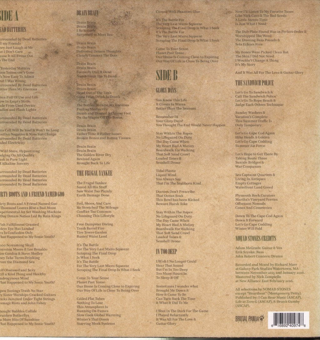Nomad Stones - Nomad Stones - Lp