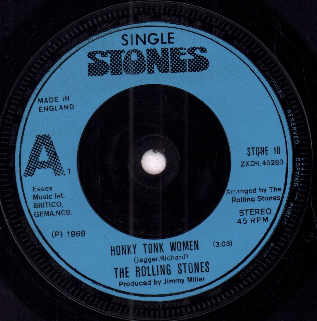 Rolling Stones - Honky Tonk Women - 7 Inch