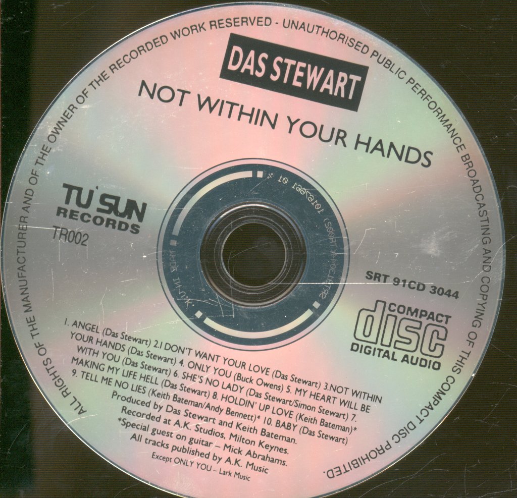 Das Stewart - Not Within Your Hands - Cd