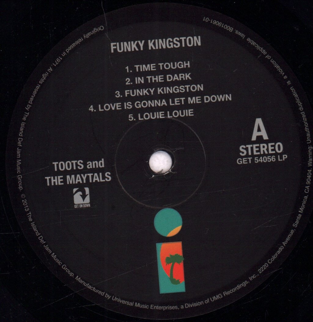 Toots And The Maytals - Funky Kingston - Lp