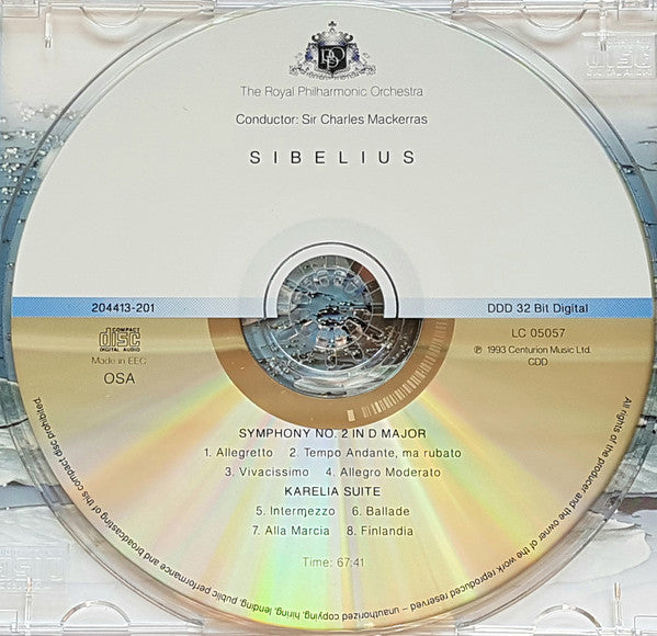 Sir Charles Mackerras / Royal Philharmonic Orchestra - Sibelius - Cd