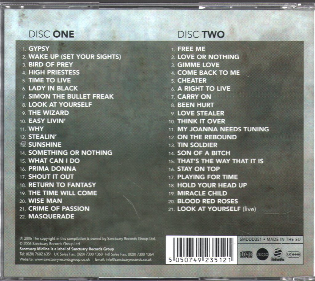 Uriah Heep - Easy Livin The Singles A's And B's - Cd