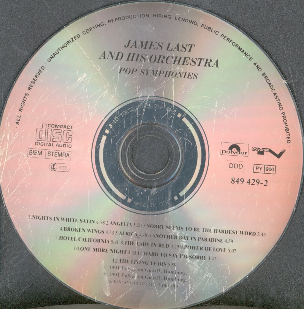 Orchester James Last - Pop Symphonies - Cd