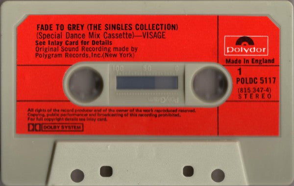 Visage - Fade To Grey The Singles Collection - Cassette