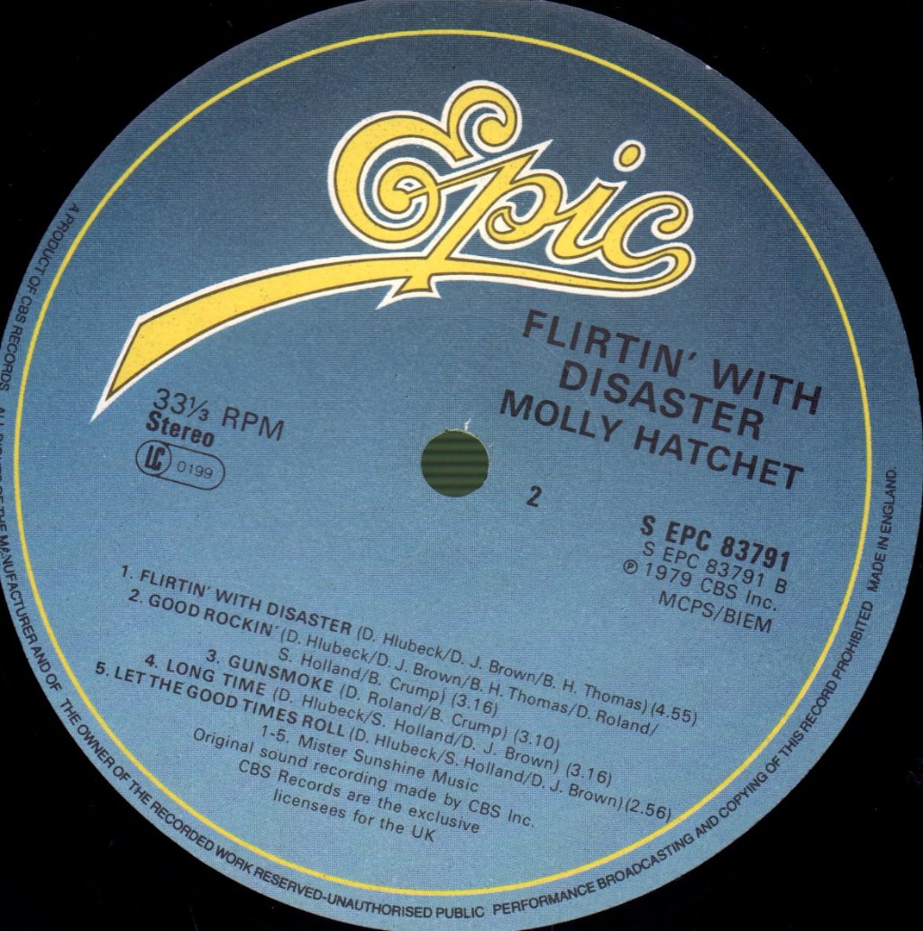 Molly Hatchet - Flirtin With Disaster - Lp
