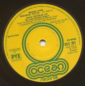 Isaac Douglas - Bridge Over Troubled Water - 7 Inch