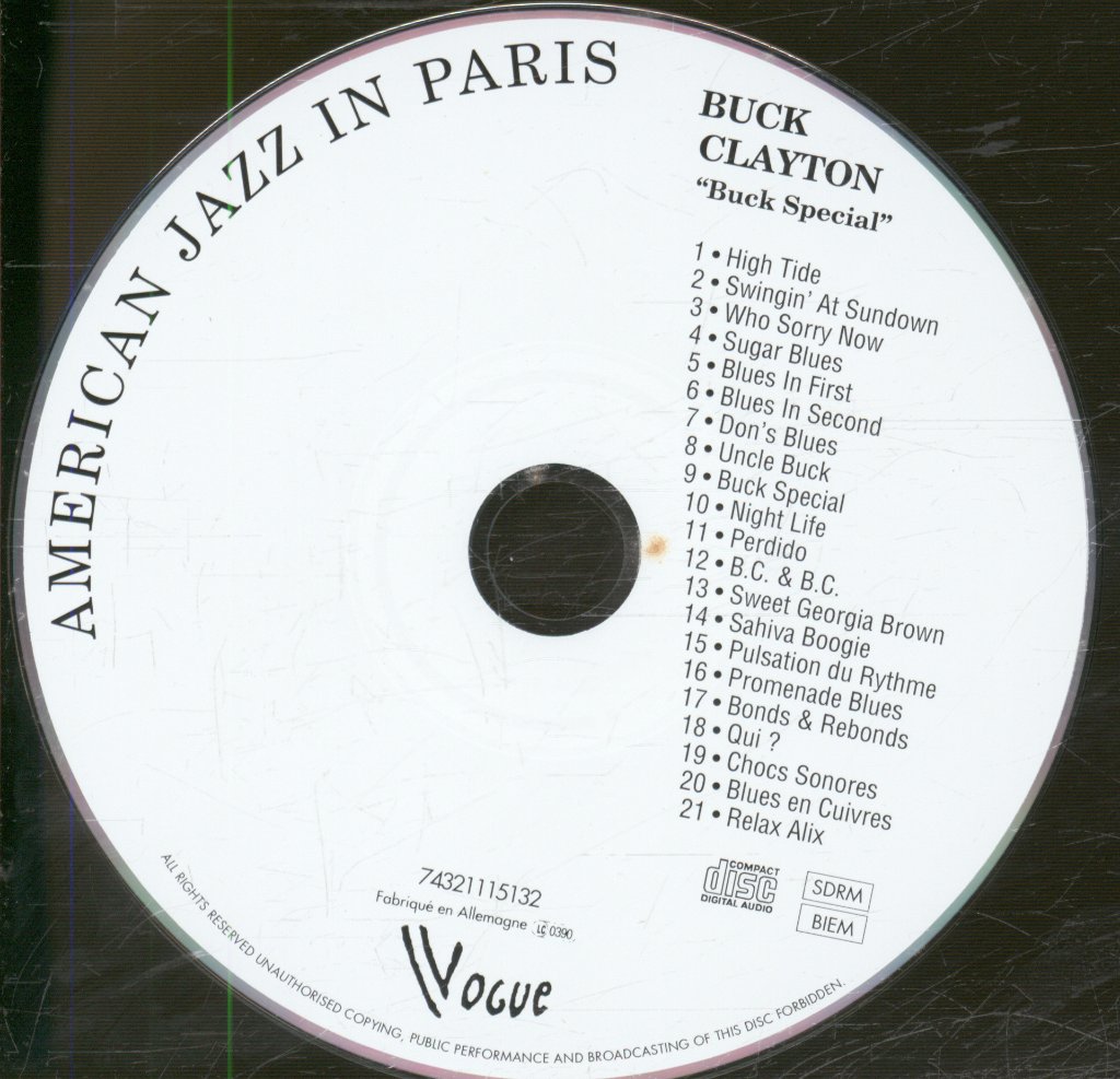 Buck Clayton - Buck Special - Cd