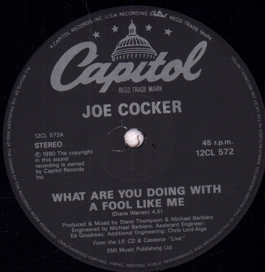 Joe Cocker - What Are You Doing With A Fool Like Me - 12 Inch