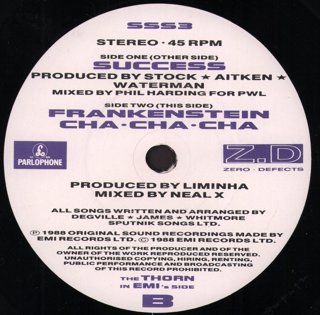 Sigue Sigue Sputnik - Success - 7 Inch