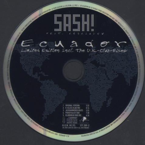 sash featuring rodriguez - Ecuador - Cd
