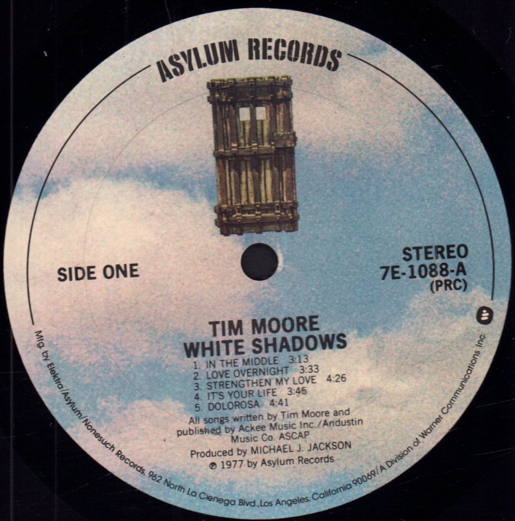 Tim Moore - White Shadows - Lp