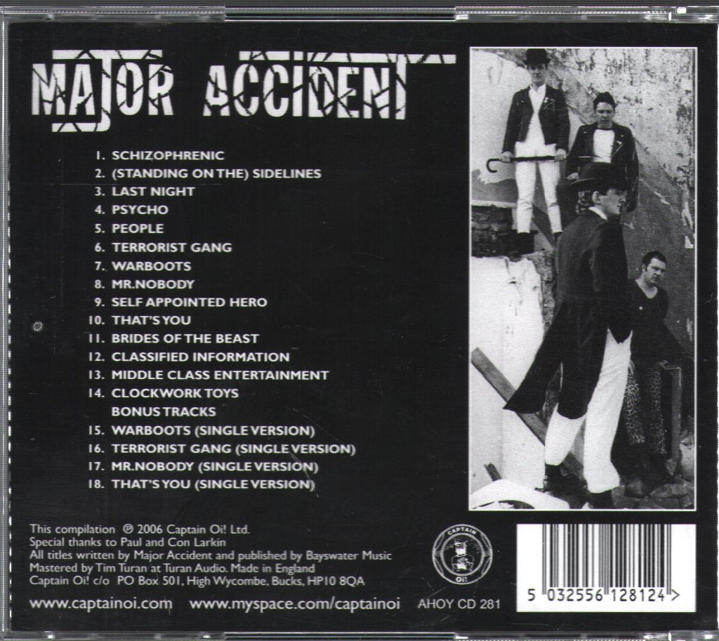 Major Accident - Massacred Melodies - Cd