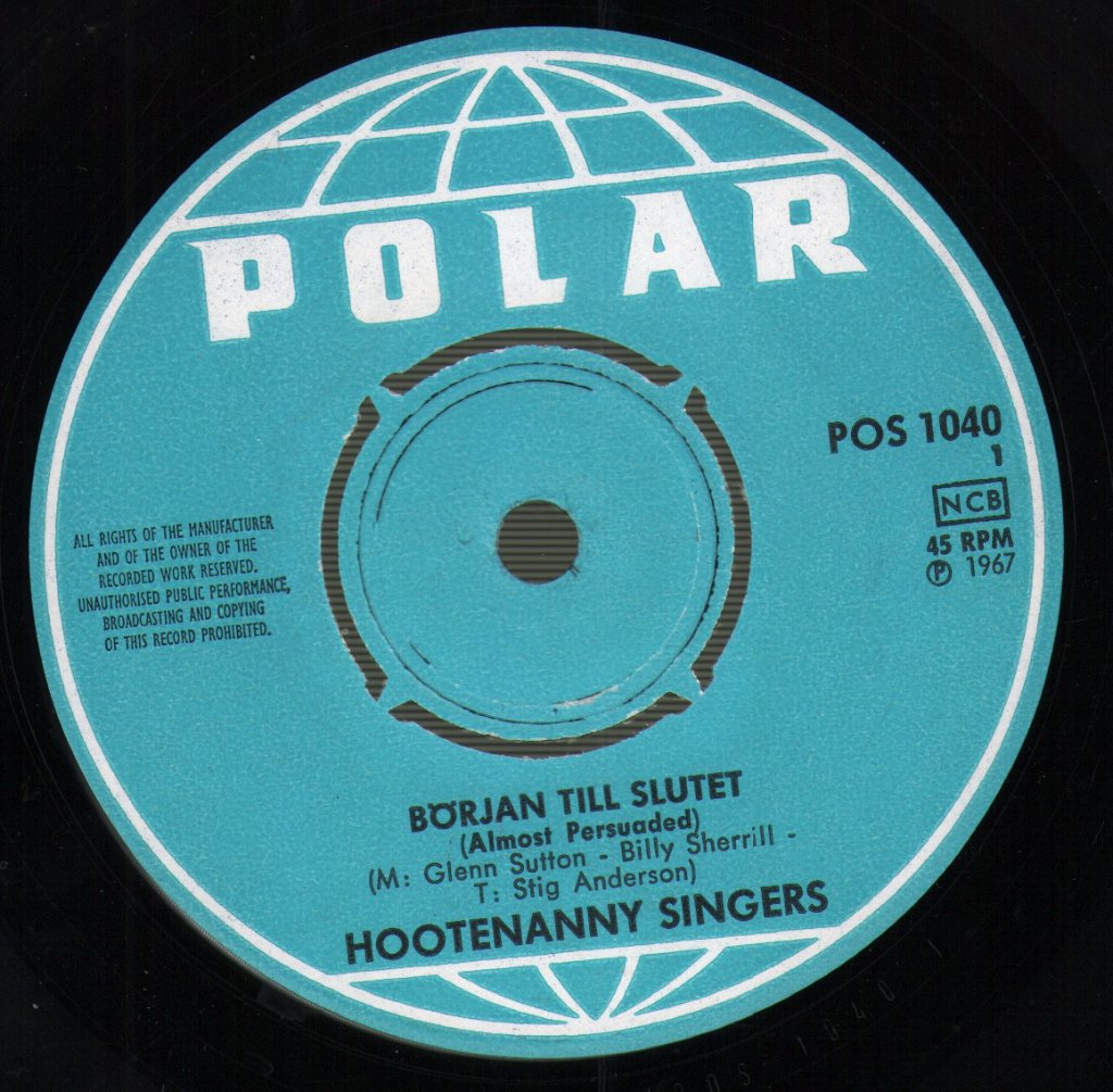 Hootenanny Singers - Början Till Slutet / Adjö, Farväl - 7 Inch