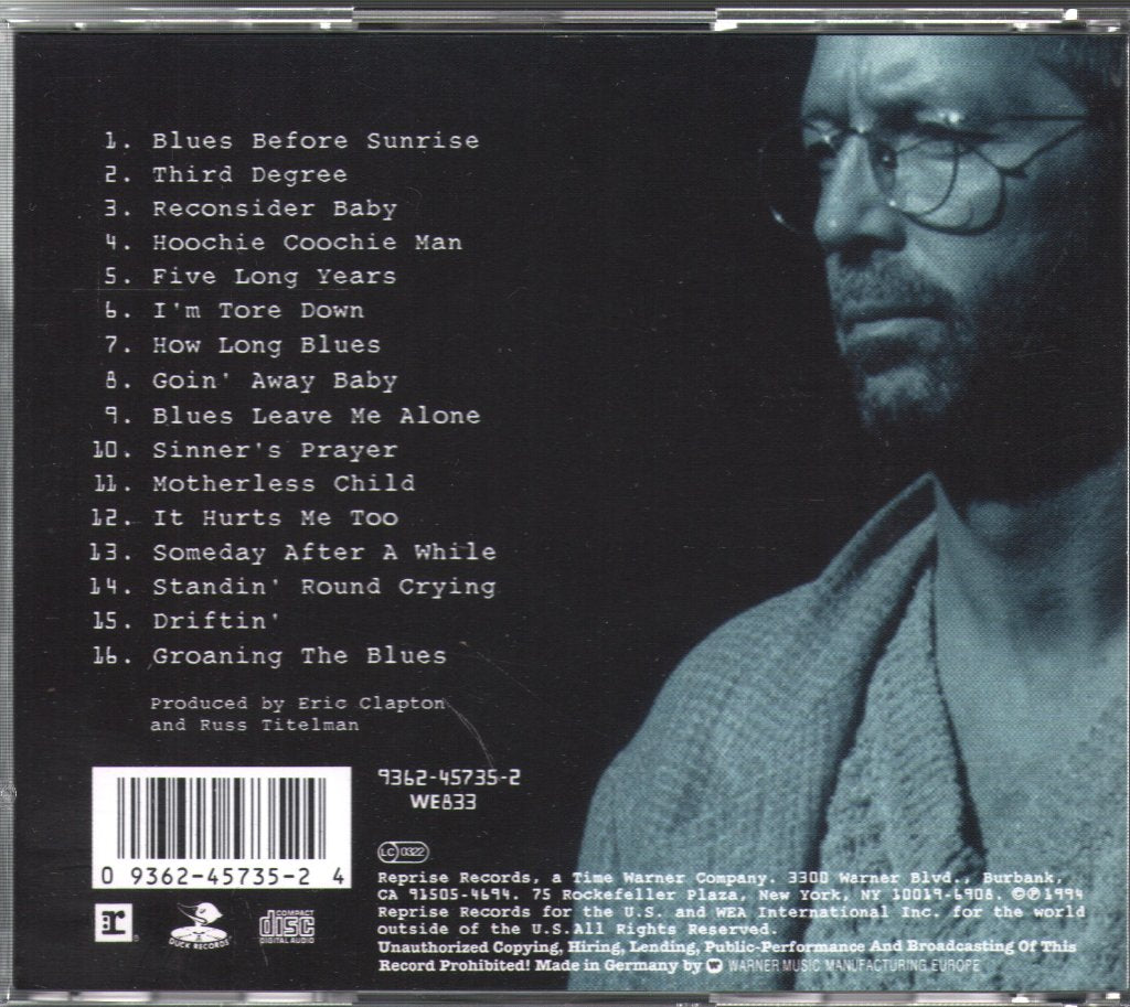 Eric Clapton - From The Cradle - Cd