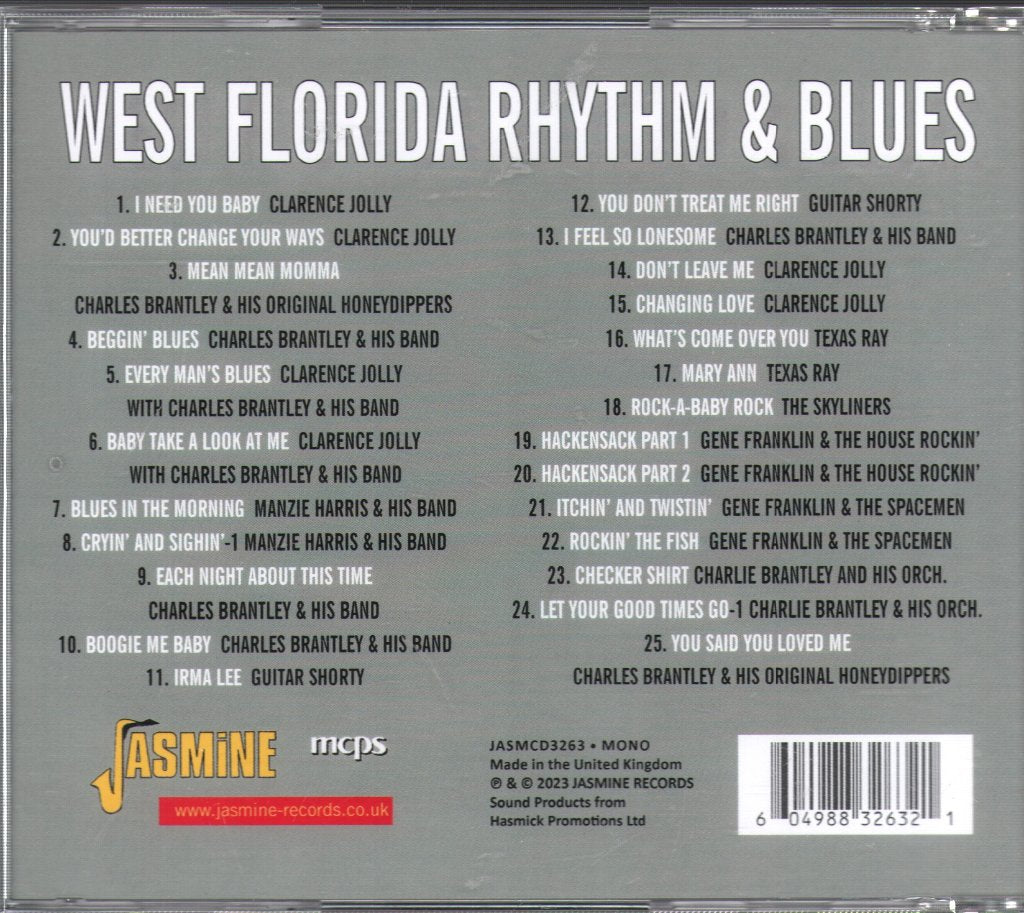 Various Artists - West Florida Rhythm & Blues 1951-1960 - Cd