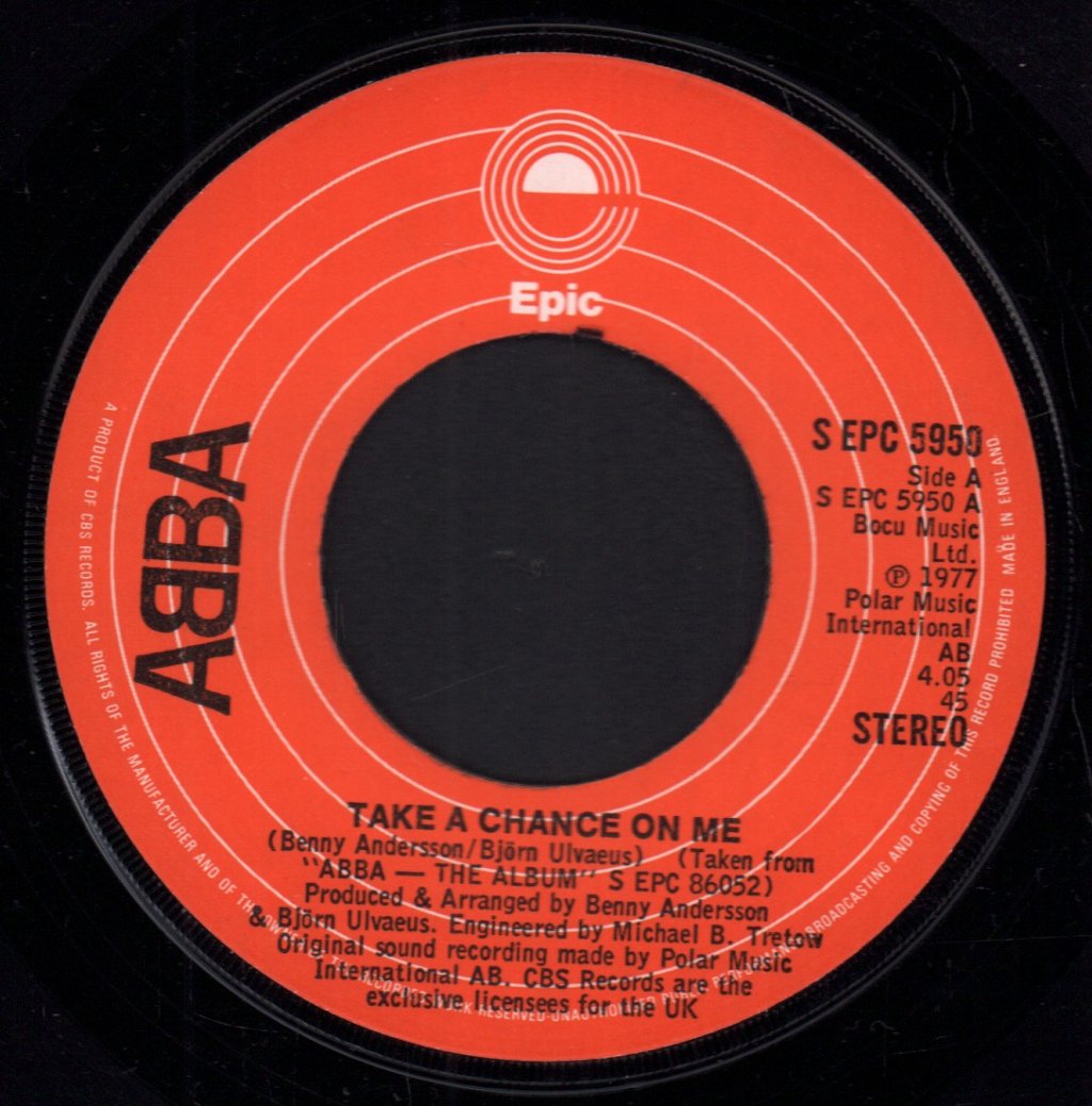 ABBA - Take A Chance On Me - 7 Inch