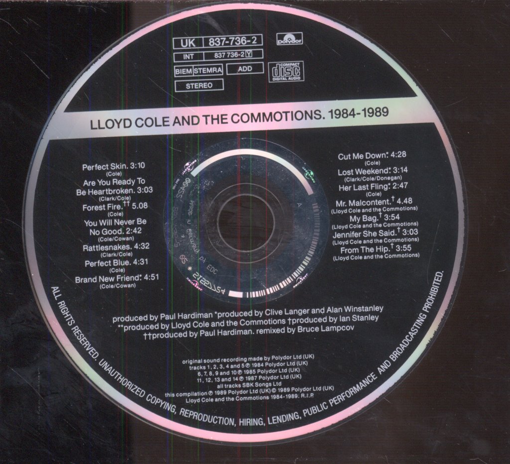 Lloyd Cole & The Commotions - 1984-1989 - Cd