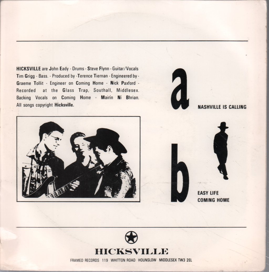 Hicksville - Nashville Is Calling - 7 Inch