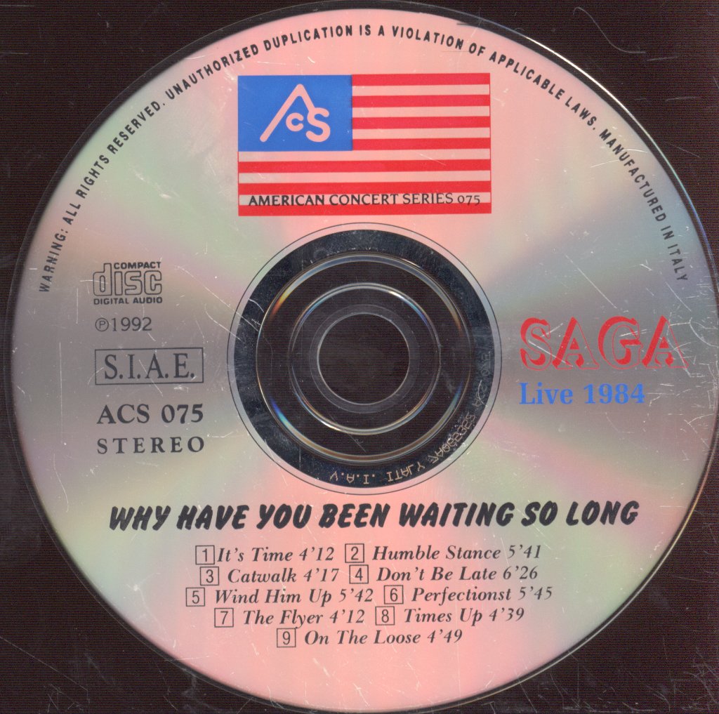 Saga - Why Have You Been Waiting So Long - Cd