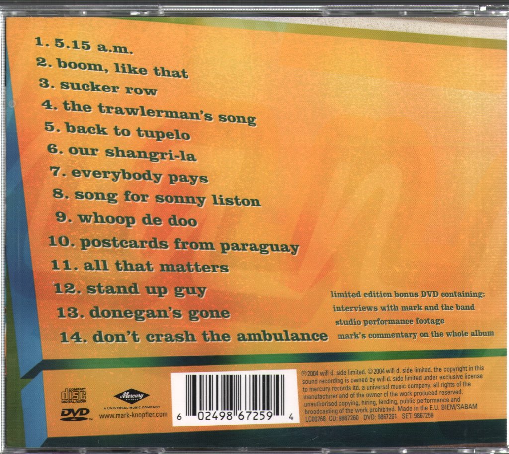 Mark Knopfler - Shangri-La - Cd