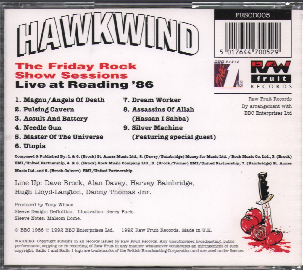 Hawkwind - Friday Rock Show Sessions - Cd