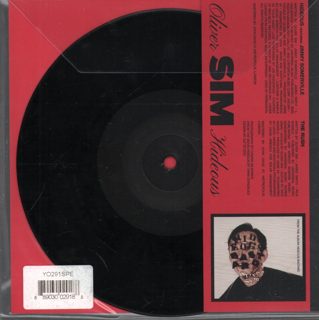Oliver Sim - Hideous - 7 Inch
