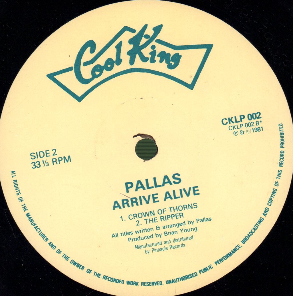 Pallas - Arrive Alive - Lp