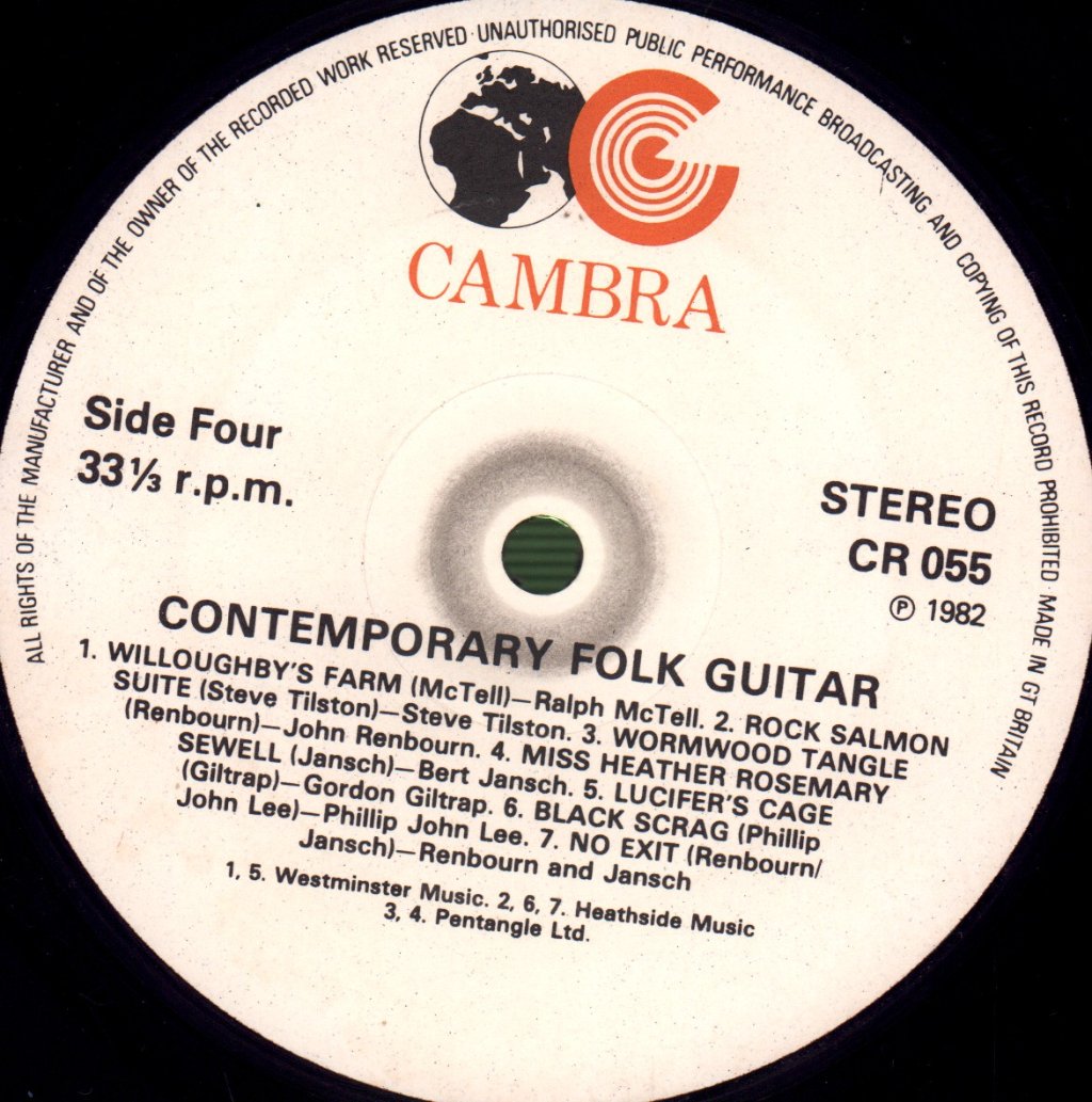 Various Artists - Contemporary Folk Guitar - Lp