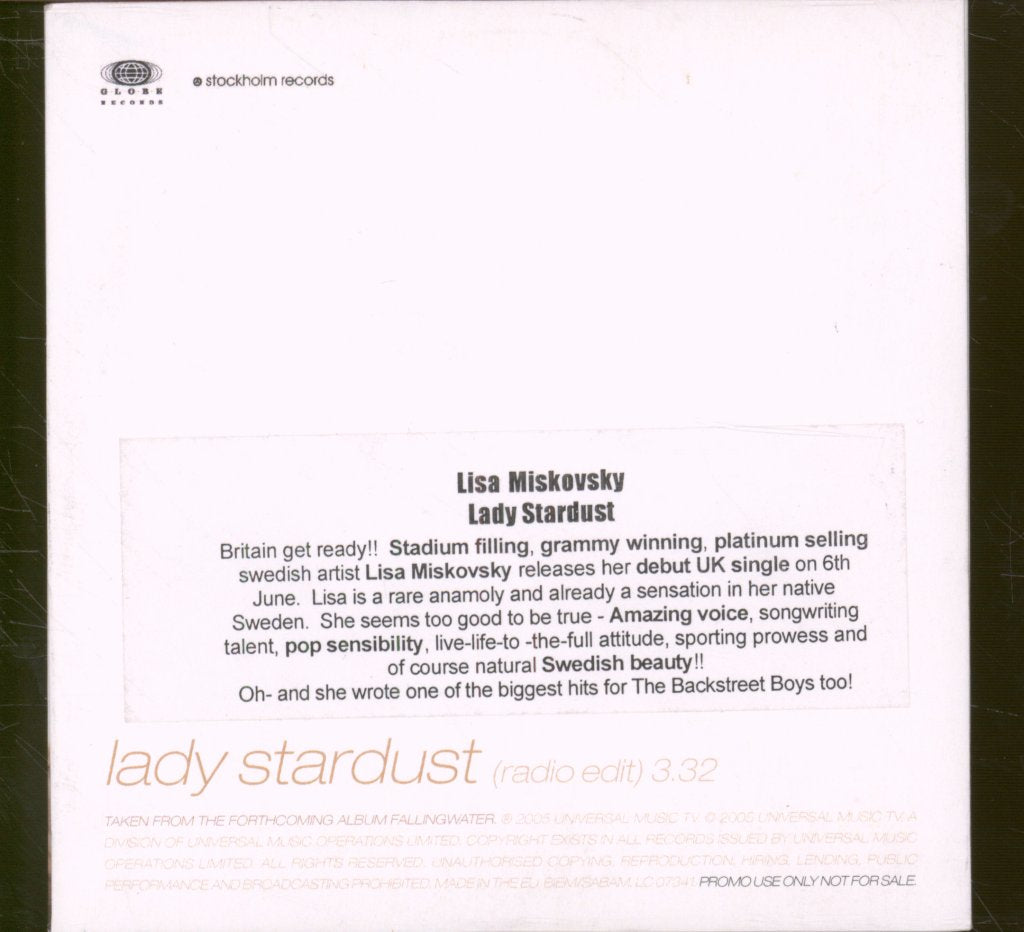 Lisa Miskovsky - Lady Stardust - Cdr
