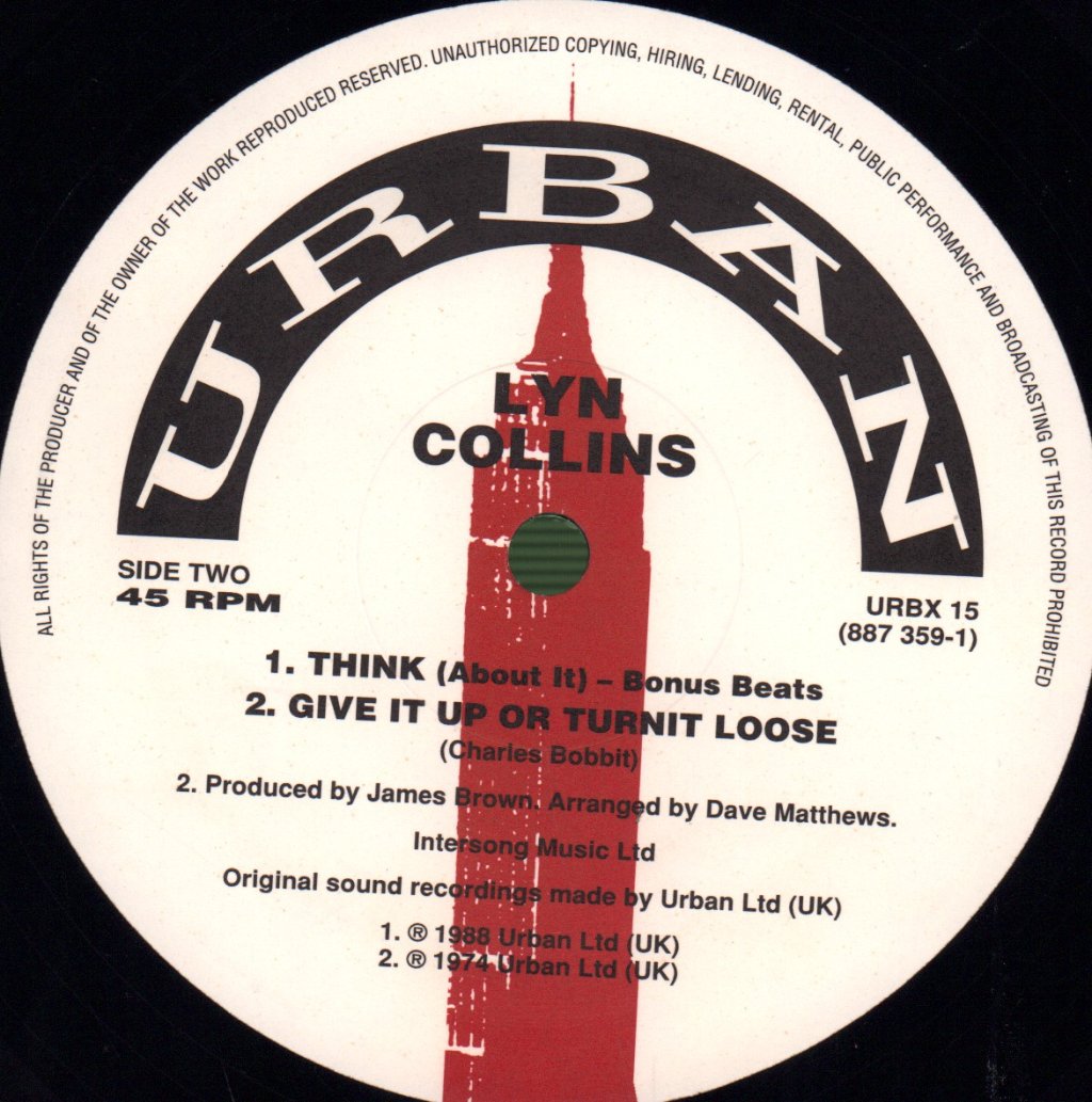 Lyn Collins - Think (About It) - 12 Inch